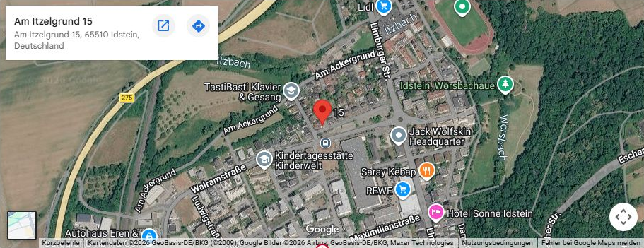 Standort: Am Itzelgrund 15, 65510 Idstein